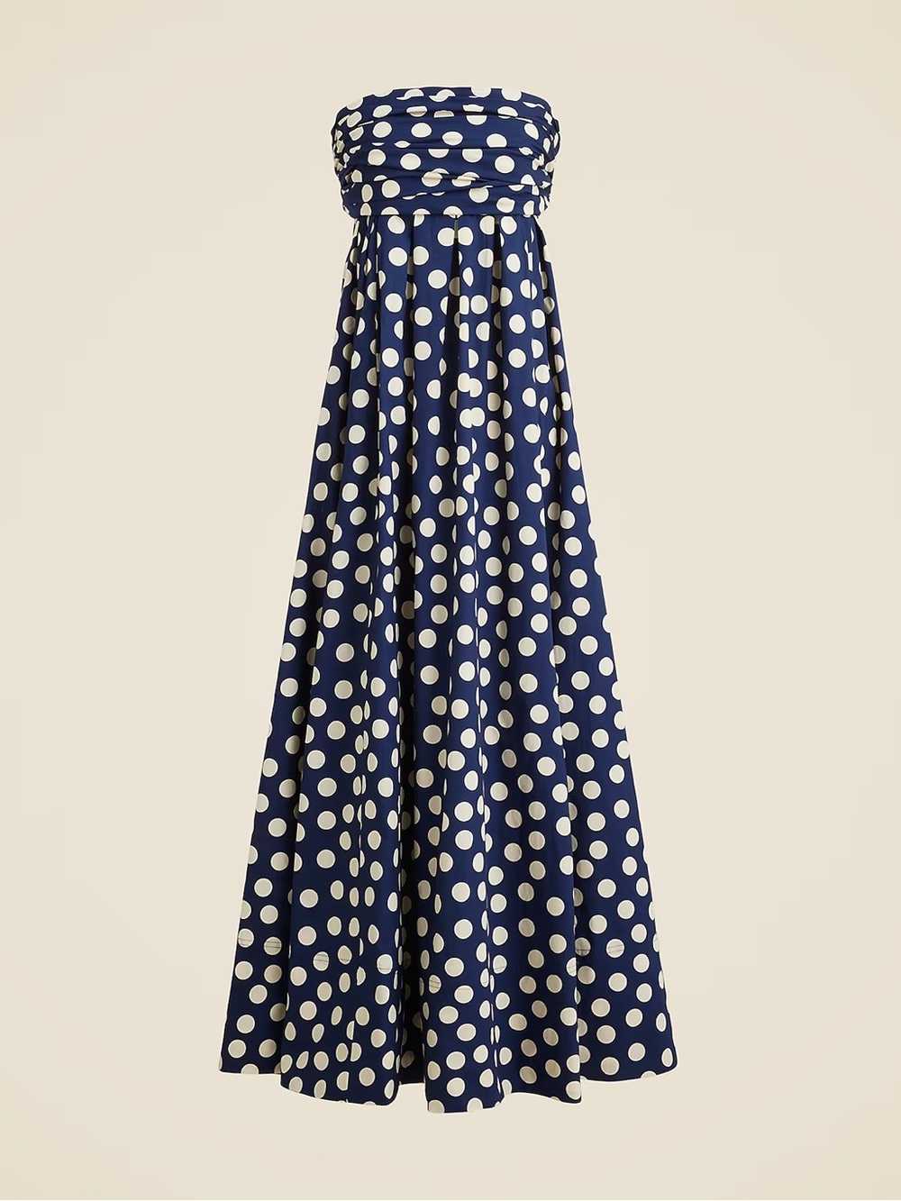 NWT Jcrew collection polka dot full length dress